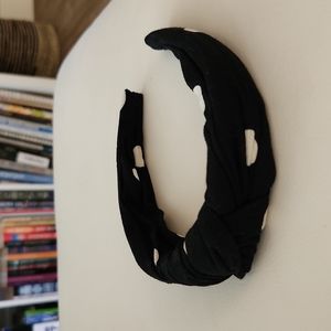 J. Crew Polka Dot Knotted Headband